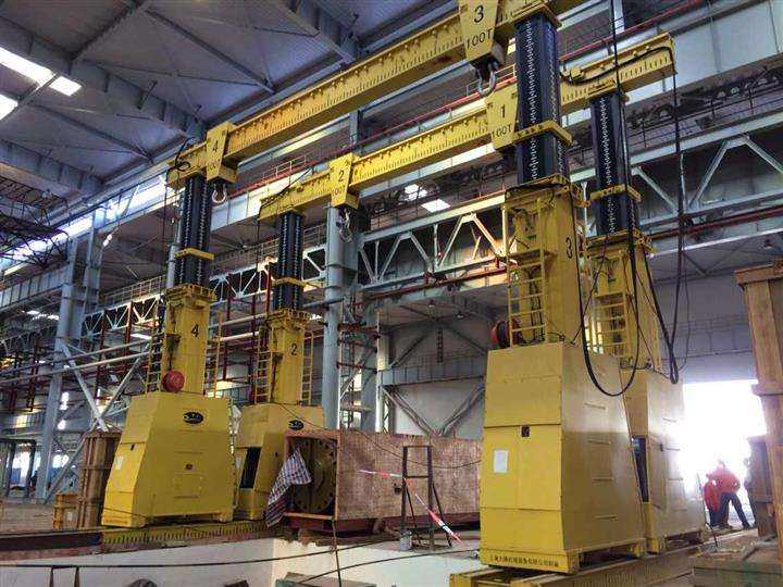 如何用液壓龍門吊完成重型機械搬運及定位安裝？